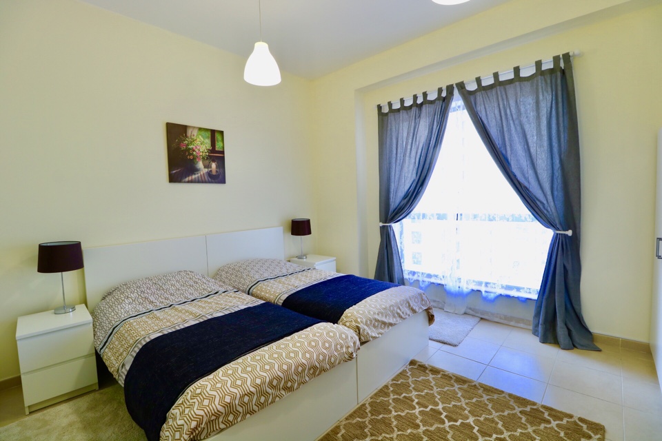 Bedroom at holiday apartment in Bahar JBR Dubai