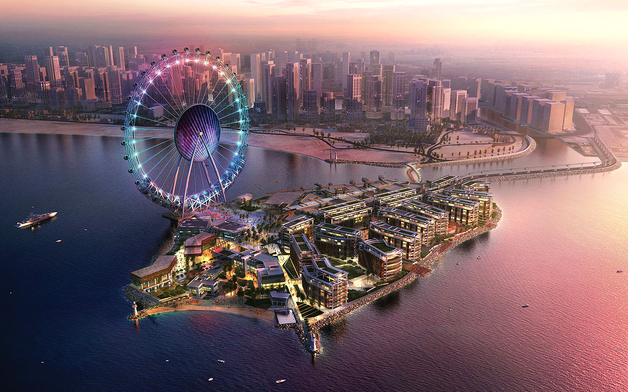 Bluewaters Island opposite JBR in Dubai