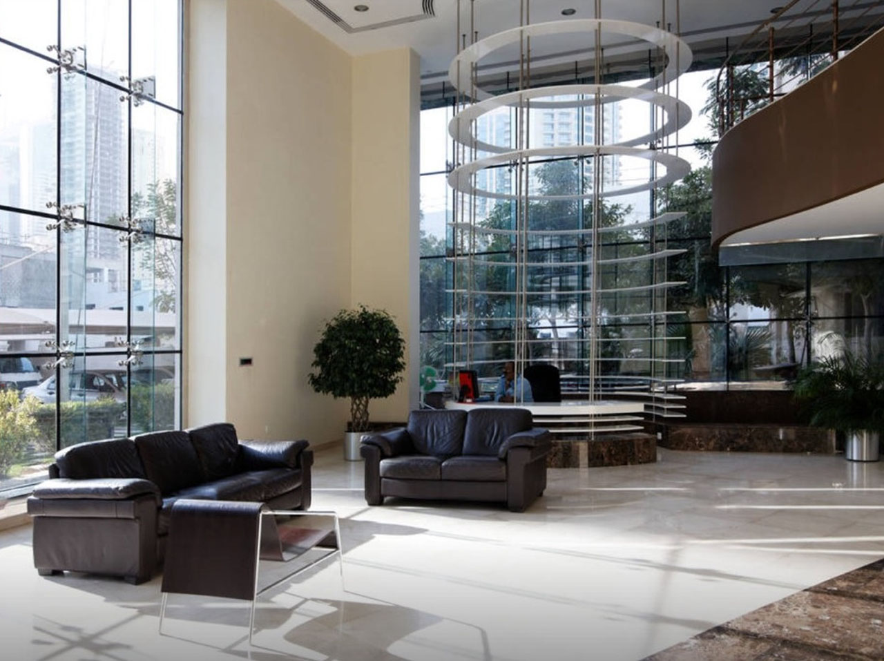 Lobby in Time Place Tower at Dubai Marina