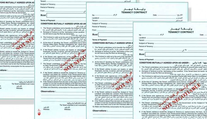 Контракт аренды (Tenancy contract)