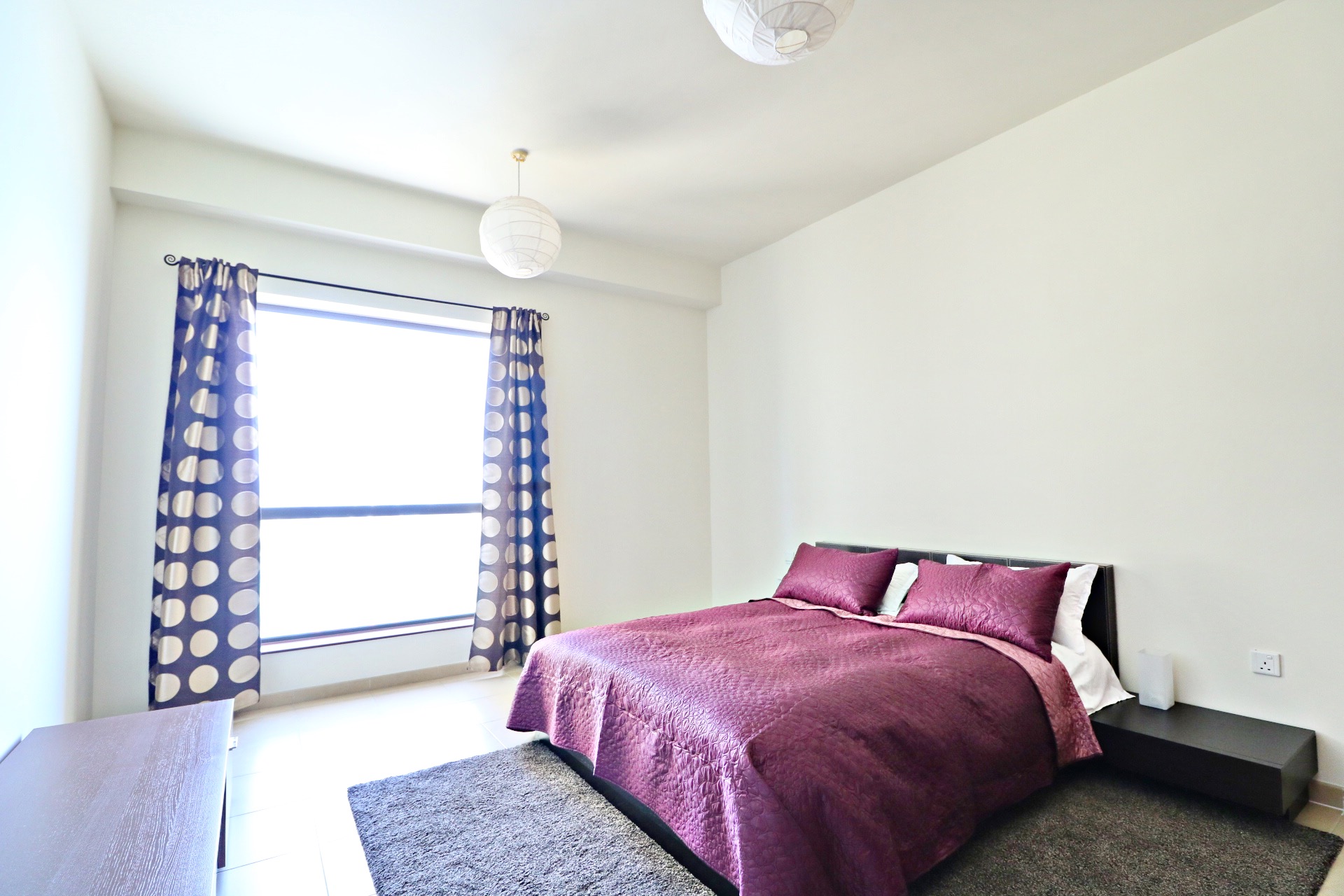 bedroom in vacation rental apartment for short stay in Bahar JBR Dubai