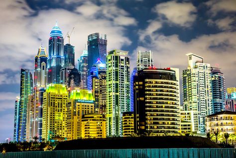 dubai marina tonight
