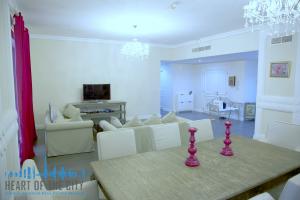 Living room in holiday apartment for rent at JBR Dubai
