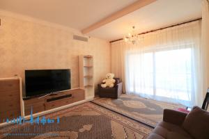 Living room in holiday apartment in Fairmont Residence at Palm Jumeirah Dubai