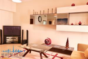 Living room in Holiday Apartment at JBR in Dubai
