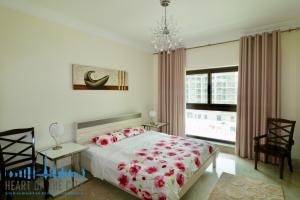 bedroom in apartment in Fairmont at Palm Jumeirah in Dubai