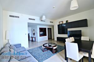 Living Room in Holiday Apartment for vacation rental in Bahar JBR Dubai