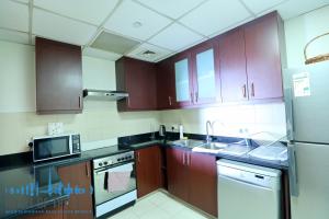 Kitchen in Holiday Apartment for vacation rental in Bahar JBR Dubai
