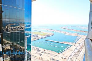 View from apartment in Elite Residence in Dubai Marina