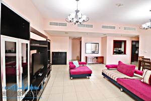 Living room in Apartment for short stay in Shams JBR Dubai