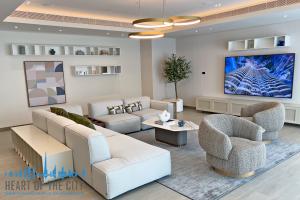 Launge in Beach Vista in Dubai Harbour