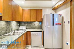Kitchen in Apartment in Al Fattan Marine Towers in JBR Dubai