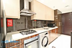 Kitchen in Studio for short-term rent in Elite Downtown Residence in Burj Khalifa Area in Dubai