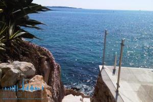 Seaview from in Holiday Villa in Cannes