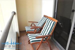 Balcony in apartment in Amwaj at JBR in Dubai